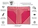 GOPEO of Course Holographic Glitter Server Book for Waitress and Waiter Zipper Pocket 8x5 Organizer Wallet | 10 Money Pockets | Original 2 Tone Interior | Cute Fits Aprons (Power Pink)