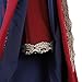 Parlsdy Womens Irish Medieval Dress Renaissance Costume Retro Gown Cosplay Costumes Fancy Long Dress Navy-L