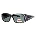 SA106 Rhinestone Womens Floral Fitover OTG 57mm Sunglasses Purple Butterfly