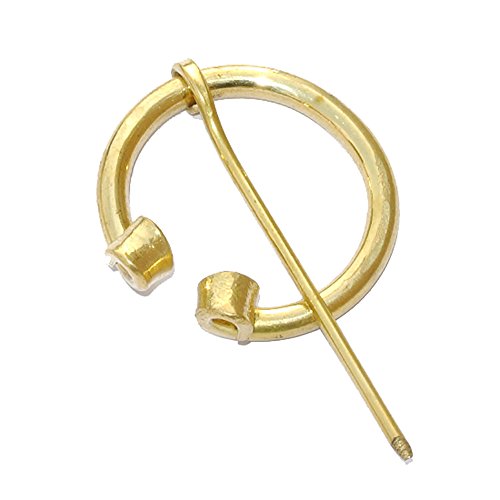 Brass Fibula with Rolled Ends