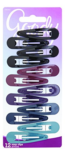 Goody Women's Classics Painted Contour Clips, 12 Count