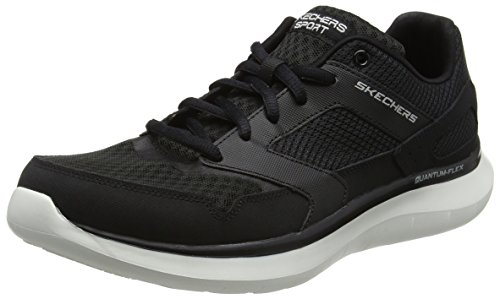 Skechers Relaxed Fit Quantum Flex Hudzick Mens Sneakers Black/White 11