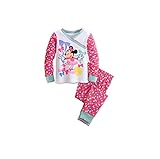 Disney Store Minnie Mouse Clubhouse Polka Dots PJ Pals Pajama Sleep Set Girls