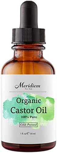 THE BEST Naturals Cold Pressed 100% Pure Hexane-Free Castor Oil from Meridiem- Eyelashes &amp; Hair Growth Conditions Hair Heals Inflamed Skin Nourishes &amp; Moisturizes- 1 oz