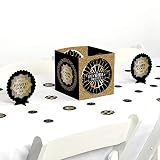 Big Dot of Happiness Roaring 20's - 1920s Art Deco Jazz Party Centerpiece and Table Decoration Kit - 2020 Graduation and Prom Party