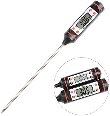 Latest Cooking Thermometers Habor Digital Stainless Instant Read Long Probe LCD Screen Best for Food Bath Water HZN1004