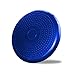 SUESPORT Air Inflated Stability Wobble Cushion, Balance Disc, Twist Massage, Fitness and Exercise, Pump Included