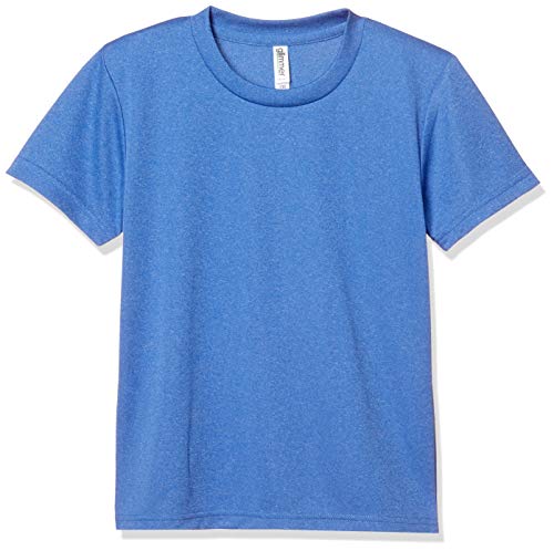 [グリマー] 半袖 キッズ 4.4oz ドライTシャツ (クルーネック) 00300-ACT_K ミックスブルー 100cm (日本サイズ100相当)