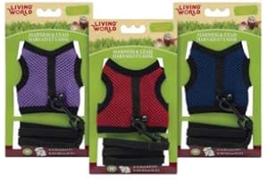 Living World 60866 Medium Harness and Lead Set, Assorted Colors