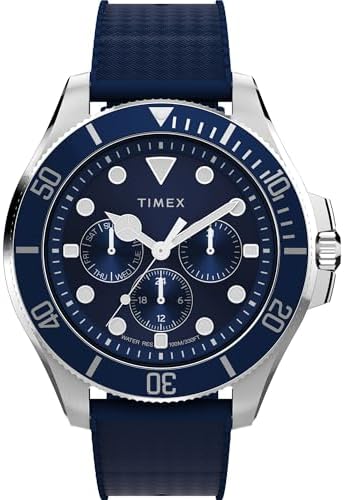 Amazon.com: Timex Men's Harborside Automatic 40mm Silicone Strap