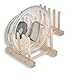 Fasthomegoods Set of 2 Modern Homes Multi-Purpose Wooden Plate Pot Lid Organizer Rack