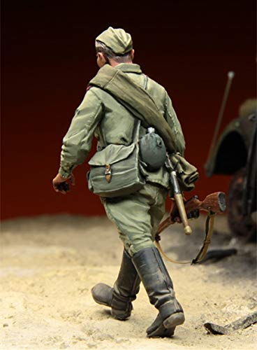 XINGCHANG 1/35 Resin Figure Model Kit 097 Russischer Infanterist Kursk 1943 Eine Figur Unmontierte unbemalte Oberseite – Bild 3