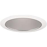 Juno Lighting 27W-WH 6-Inch Tapered Downlight Cone, White Trim with Gloss White