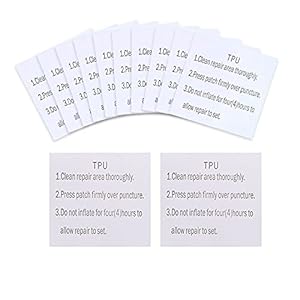 12 Stuks tent reparatie tape, Lre Co. TPU Doorzichtige Patches Reparatiestickerset, Waterdichte Luchtbedreparatieset…