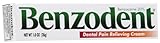 Benzodent Denture Pain Relieving Cream 1oz (Pack of 6)