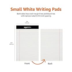 Amazon Basics Narrow Ruled Lined Writing Note