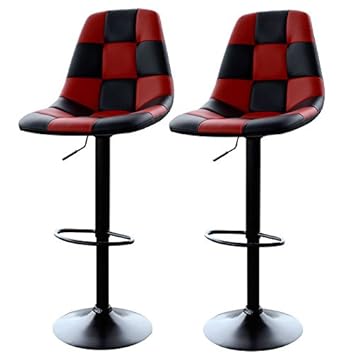 Buffalo Tools Barstool In Black And Red Set Of 2