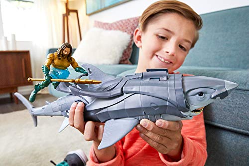 aquaman 15cm figure & warrior shark pack