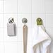 Puj Peel 'n Stick Adhesive Hooks (Grey 3-Pack)