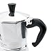 Bialetti - Moka Express: Iconic Stovetop Espresso Maker, Makes Real Italian Coffee, Moka Pot 1 Cup (2 Oz - 60 Ml), Aluminium, Silver