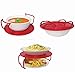 3 in 1 Microwave Tray, Multi-functional Plate Stacker, Colors may vary