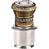 SEADEAR Bling Car Cigarette Lighter, 12V Car Cigarette Lighter Socket Car Modification Accessories Car Interior Decoration Gold