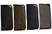 Koala Lifestyle Soft Padded Vinyl Leather Slim Travel Slip In Eyeglass & Sunglass Case Holder | Proudly American Made | 4 Pack, Mixed Color