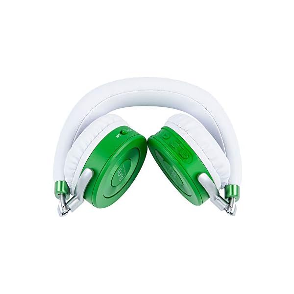 JuniorJams-Volume-Limiting-Headphones-for-Kids-3-Protect-Hearing--Foldable-Adjustable-Bluetooth-Wireless-Headphones-for-Tablets-Smartphones-PCs-wMic--by-Puro-Sound-Labs-Green JuniorJams Volume Limiting Headphones for Kids 3+ Protect Hearing – Foldable & Adjustable Bluetooth Wireless Headphones…