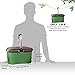 Insulated Picnic Basket Cooler Bag 22L for Camping BBQ Outdoor Sports (Green)