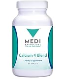 Medi-Weightloss Calcium 4 - Blend - 500mg Plus Vitamin D & Magnesium (60 Tablets) - Dietary Supplement