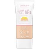 COVERGIRL Clean Fresh Blurring Skin Tint with SPF 30, 410 Fair Neutral, Liquid Foundation, Soft Matte Finish, Smooths, Brightens, Blurs Pores, Mineral Sunscreen, Vegan Formula