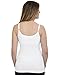 Kindred Bravely Simply Sublime Maternity & Nursing Tank with Built-in Bra (White, Medium)