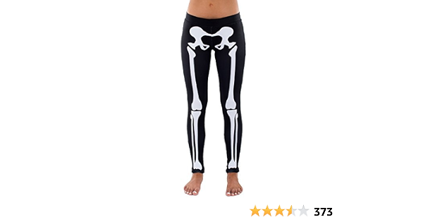 Skeleton Halloween Costume Leggings 