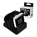 TomRich T90 Apple Watch Stand for Apple Watch Charger with Night Stand Mode for Apple Watch Series 4/ Series 3 / Series 2 / Series 1 / 44mm/42mm /40mm/ 38mm - Black