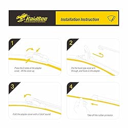 3 Wiper Blades 26"/16"/11" Replacement for Hyundai