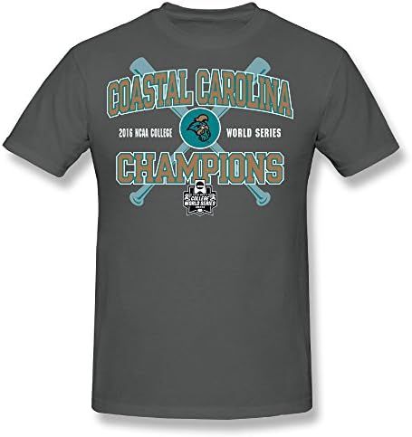Guiwan Men's Coastal Carolina Chanticleers 2016 Men's Baseball College World Series National Champions T-shirt