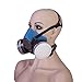 Holulo 3600 Series Half Facepiece Reusable Safety Respirator Industrial Gas Chemical Anti-Dust Paint Respirator Mask with Adjustable Straps