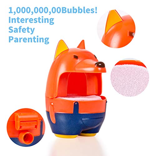 Baby Bathtub Toys 6 To 12 Months,Refasy Toddler Bubbles Playday Babies Water Play Birthday Toys 9-18 Months Outdoor Toys for 1-3 Year Olds Bathroom Pool for Kids Girls Boys Orange - Thumbnail 3