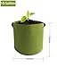 EIIORPO Plant Bags 4 Pack Colorful Mix,Durable Grow Bags 3/5/7/10/20 Gallon Nonwoven Aeration Fabric Pots with Handles,Grow Containers for Vegetable/Flower/Nursery. (4-Pack-10 Gallon)thumb 2