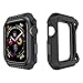 XinywTech Compatible Apple Watch case 44mm ,Shock-proof and Shatter-resistant Protector Bumper iwatch case Compatible Apple Watch Series 4 44mm,black