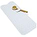 Bathroom Bath Shower Mat Vinyl Material Extra Long 39 x 15.5 Inches (White)