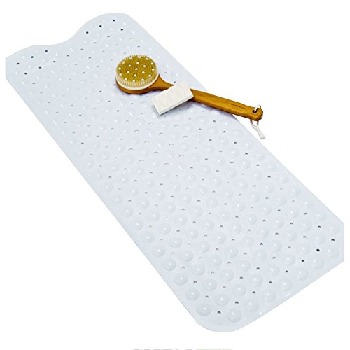 Bathroom bath shower mat vinyl material extra long 39 x…