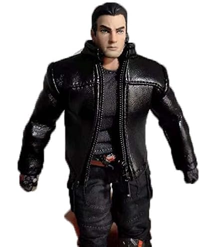 Ximitoy 1:12 Soldaten-Kapuzenjacke Für 15 Cm Actionfiguren - Schwarz