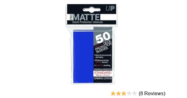 Amazon Com Ultra Pro Sleeves Pro Matte Card Game Blue Toys Games