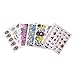 48 Sheets Halloween Nail Art Water Transfer Decals Manicure Skull Stickers