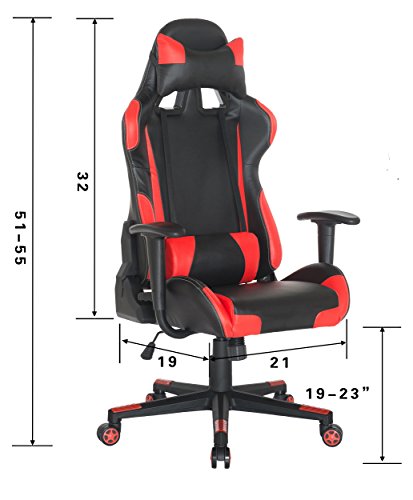 Guyou-Racing-Office-Chair-Executive-Swivel-Leather-Chair-Home-Gaming-Chair-Ergonomic-Design-Racing-Gaming-Chair-High-Back-Computer-Chair-With-Lumbar-Support-and-Headrest