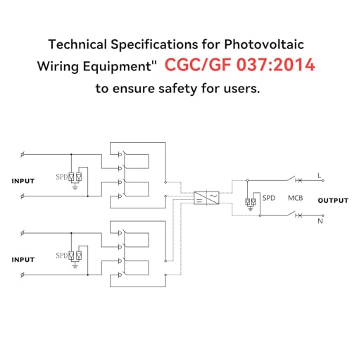 Surge Protection for Photovoltaic Systems - Solar Junction Box DC 1000V/AC 230V, Dissecting Switch Dc500V/Ac230V Distribution Box