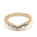 ArRord V-shaped Fashion Rhinestone Tail Ring