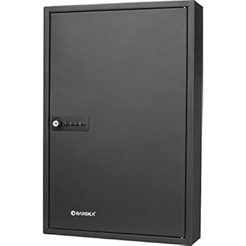 BARSKA CB13264 Combination Lock 64 Position Adjustable Key Cabinet Lock Box Black