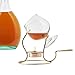 Old Dutch Brandy Warmer with Tea Light and Glass Snifter, 7 by 4-Inch